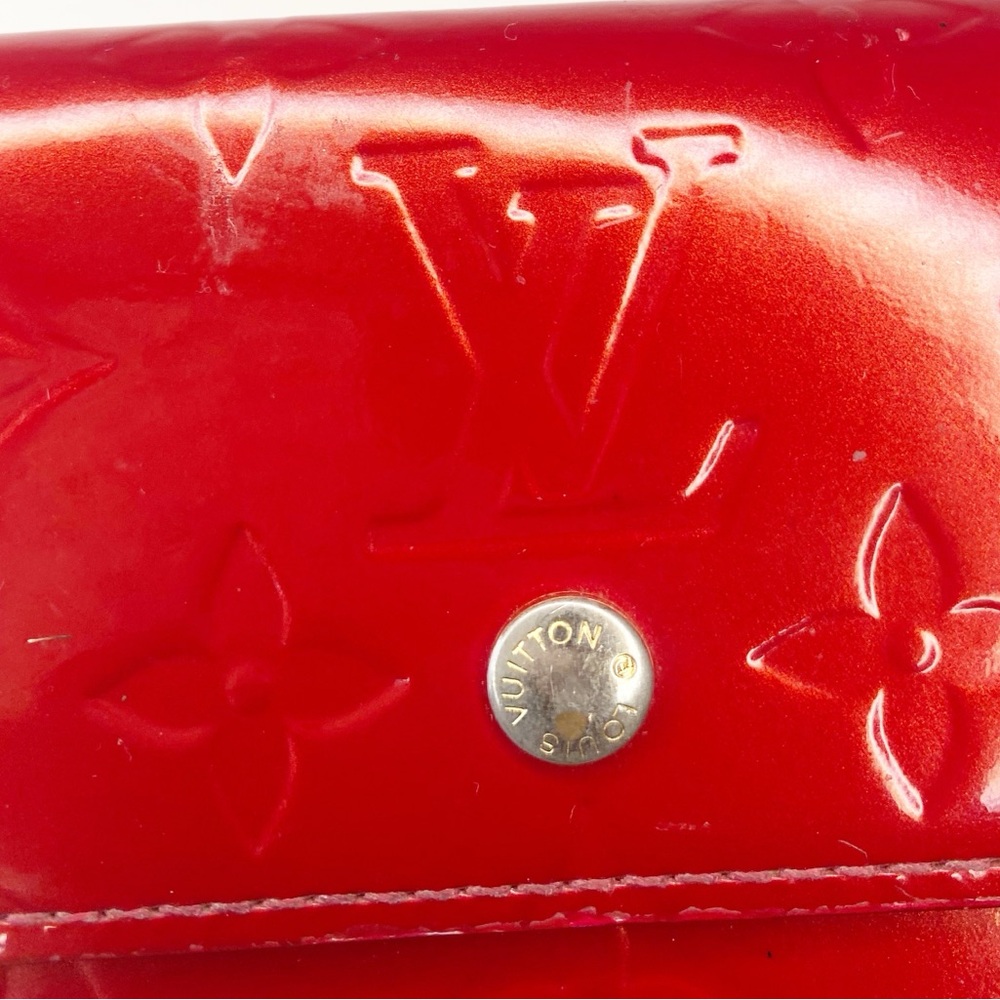 Louis Vuitton Elise Vernis Wallet – Red Patent Monogram - Picture 3 of 16